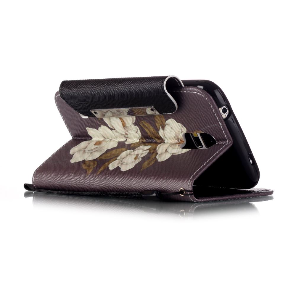 Galaxy S5 case wallet leather case printed