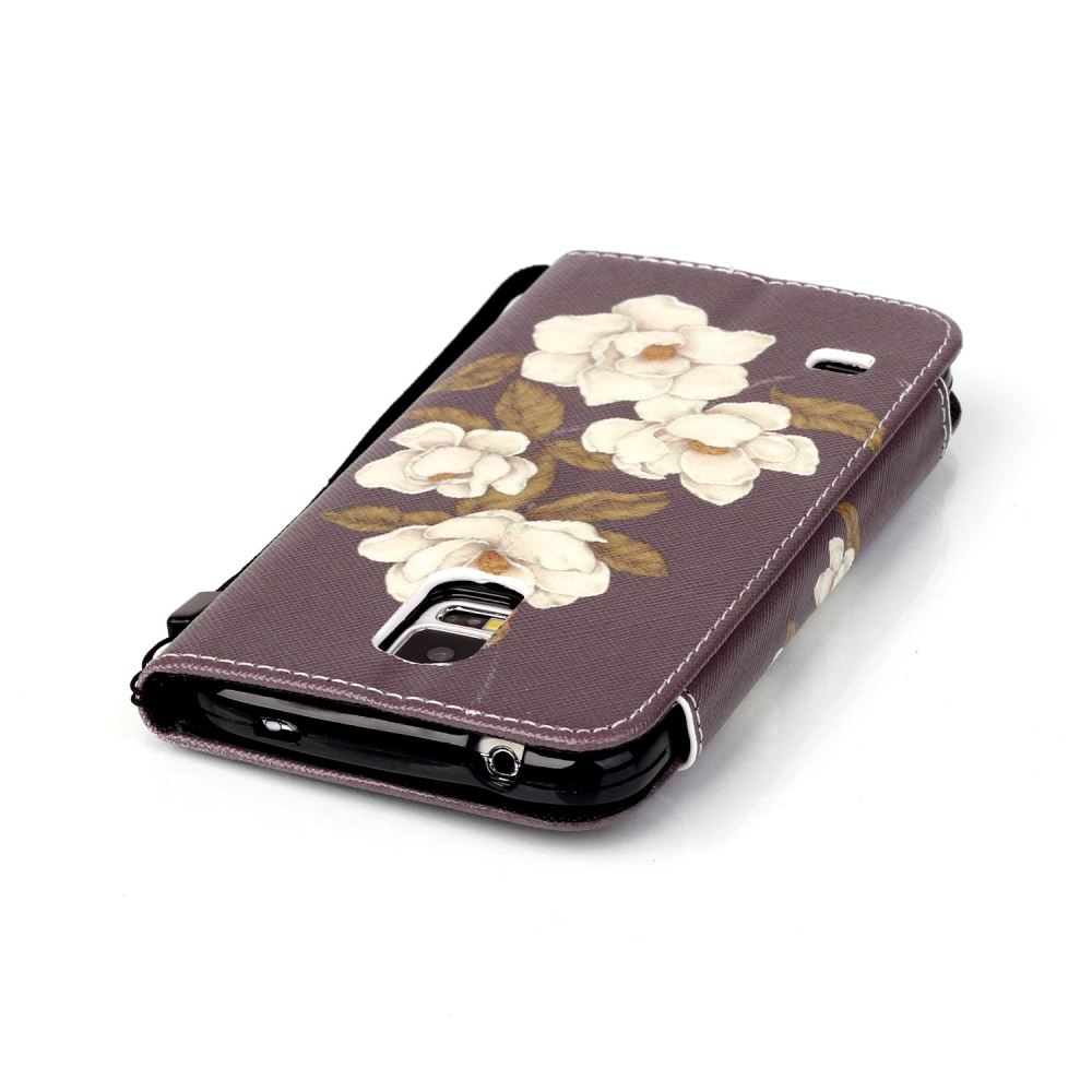 Galaxy S5 case wallet leather case printed
