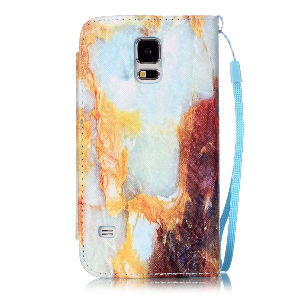 Galaxy S5 case wallet leather case printed