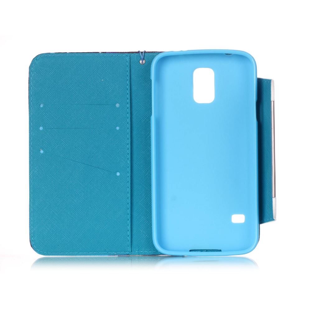 Galaxy S5 case wallet leather case printed