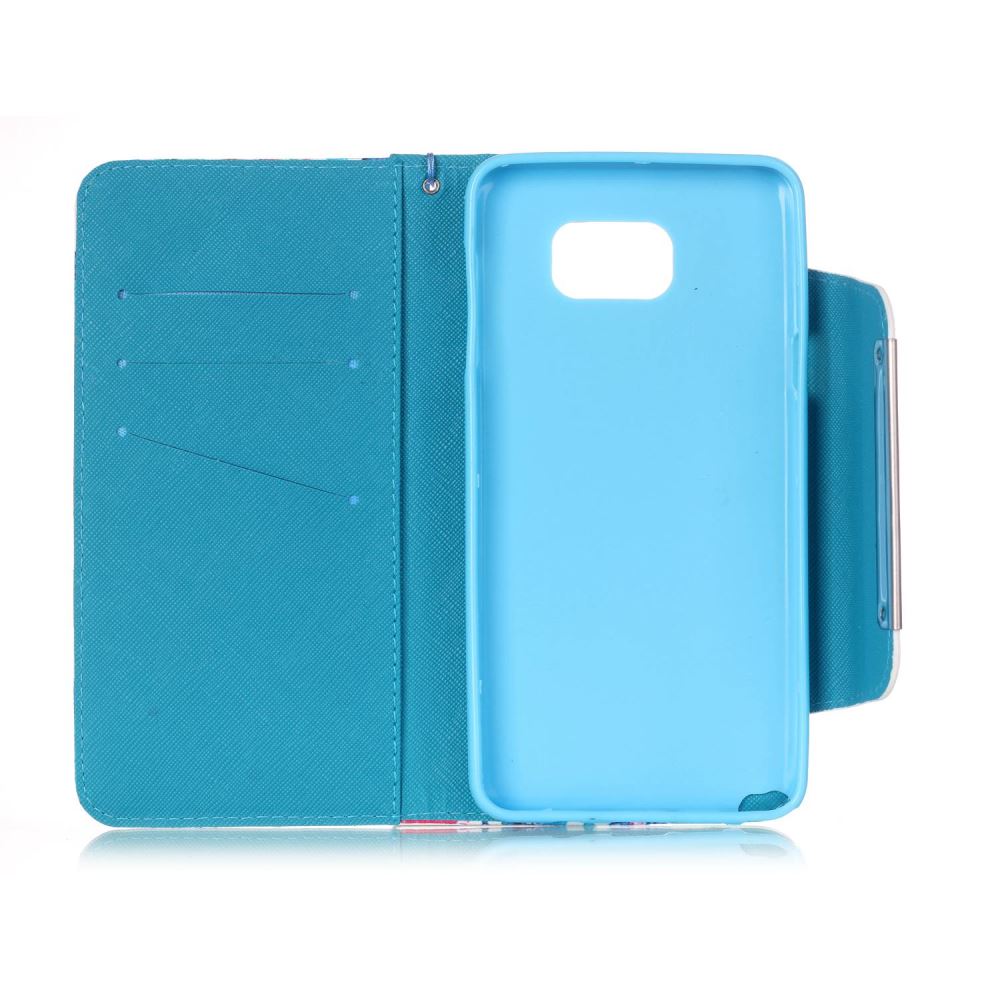 Galaxy NOTE 5 case wallet leather case printed