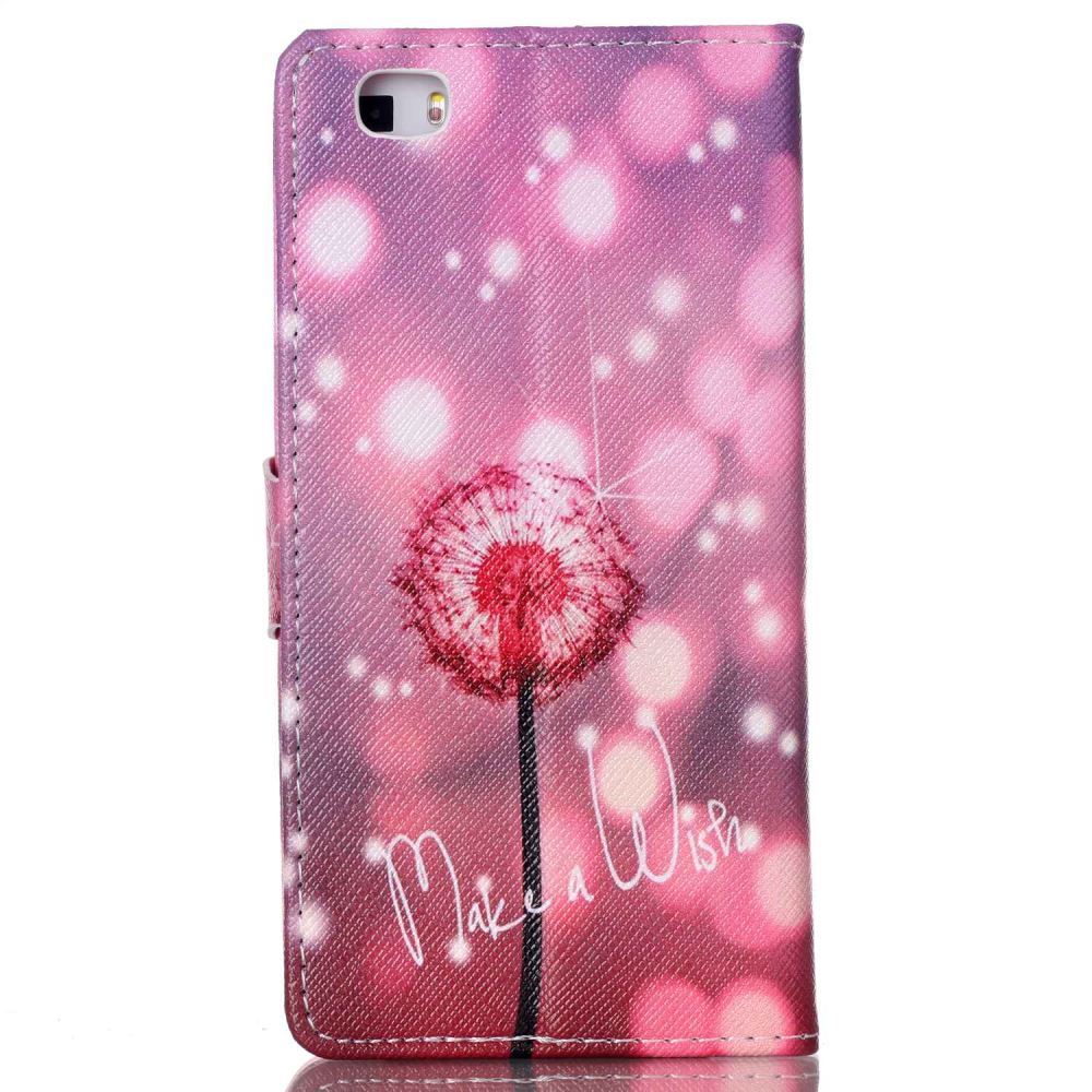 Huawe P8 LITE case wallet leather case printed