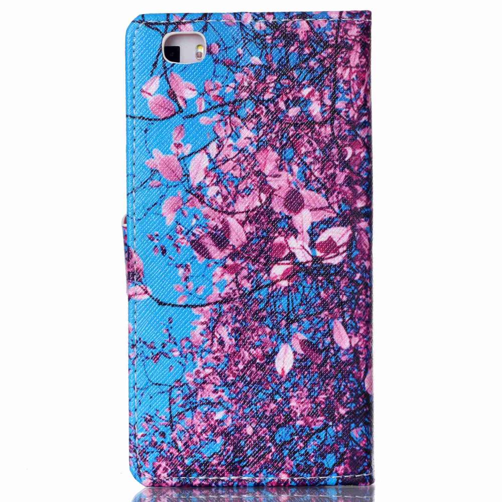 Huawe P8 LITE case wallet leather case printed