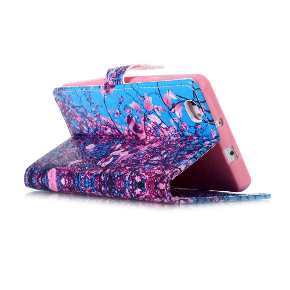 Huawe P8 LITE case wallet leather case printed