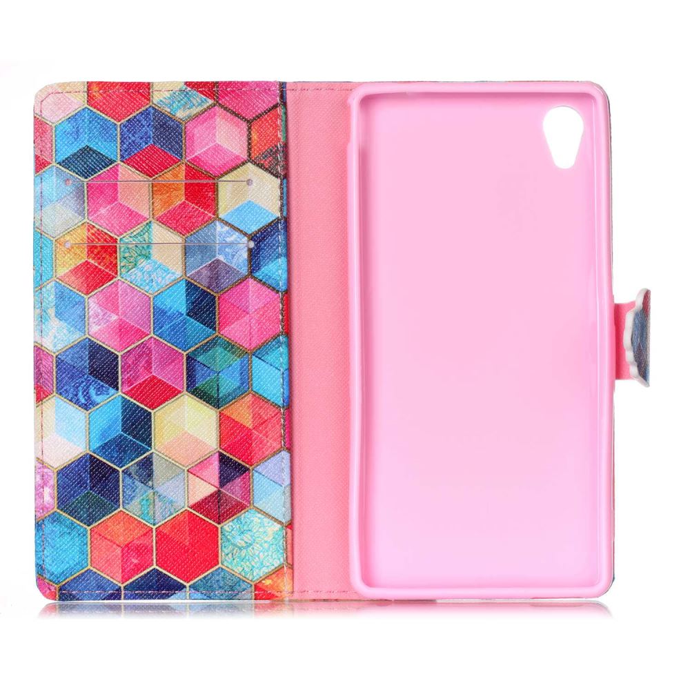 Sony M4 Aqua case wallet leather case printed