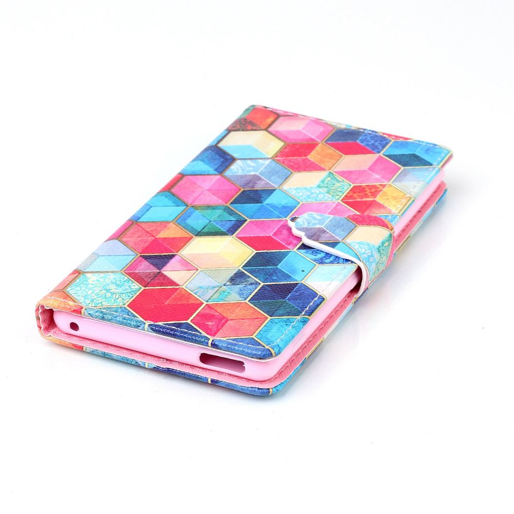 Sony M4 Aqua case wallet leather case printed