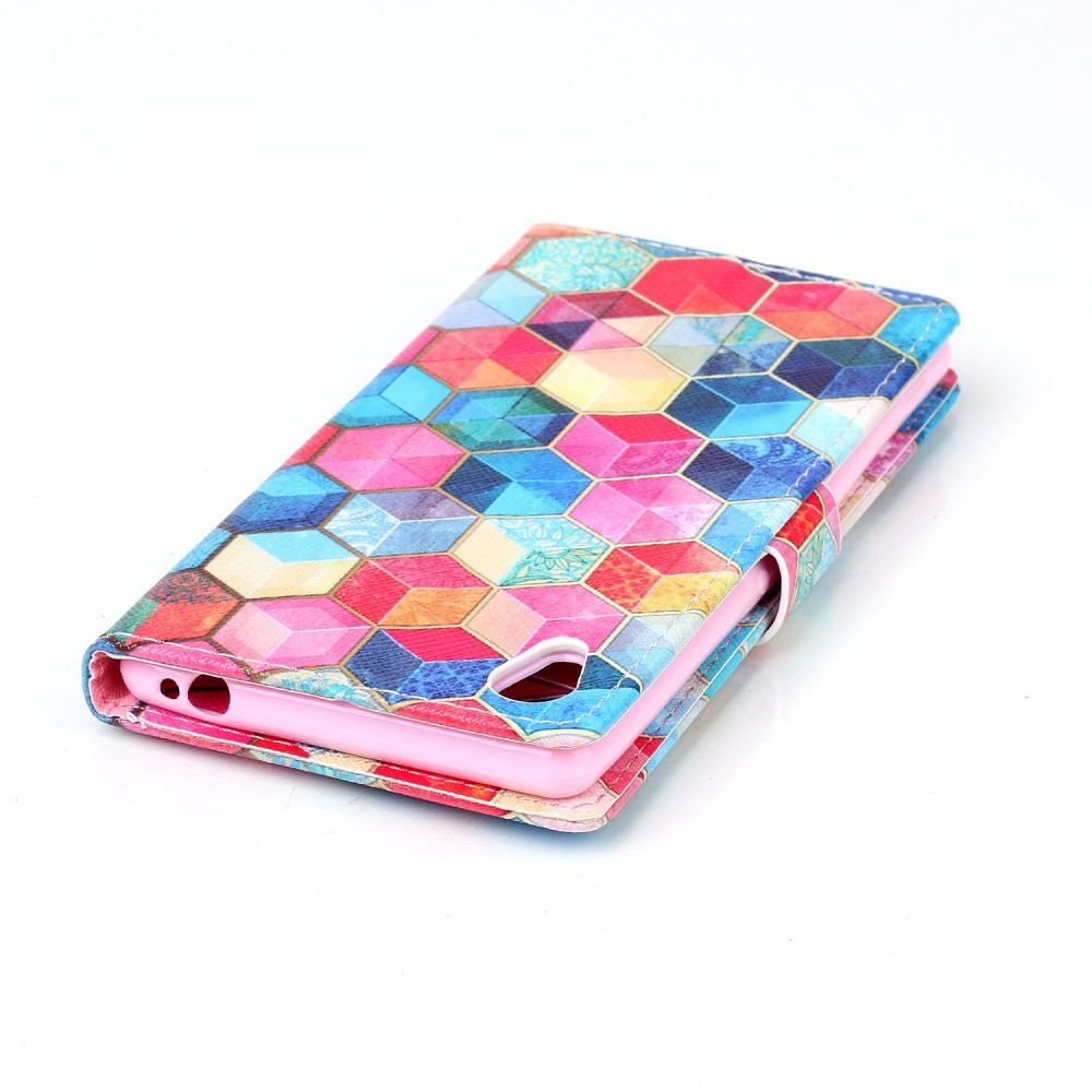 Sony M4 Aqua case wallet leather case printed