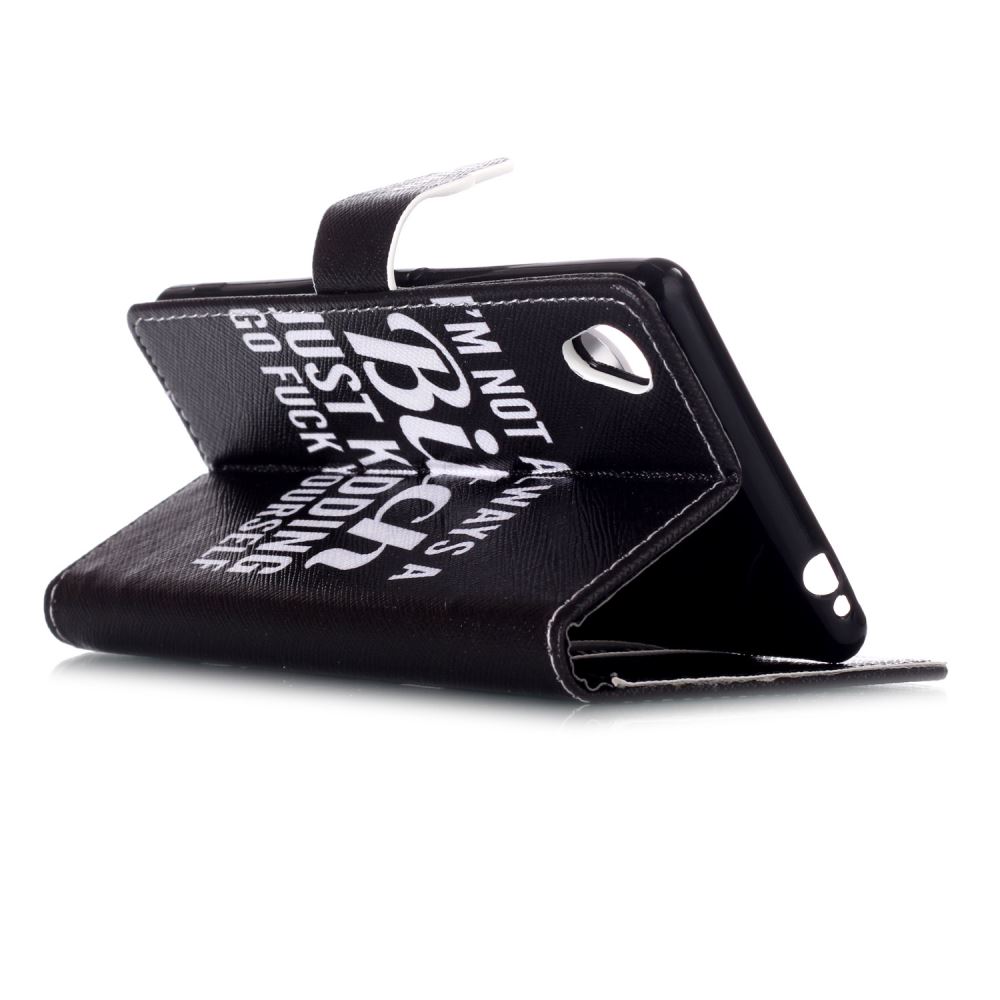 Sony M4 Aqua case wallet leather case printed
