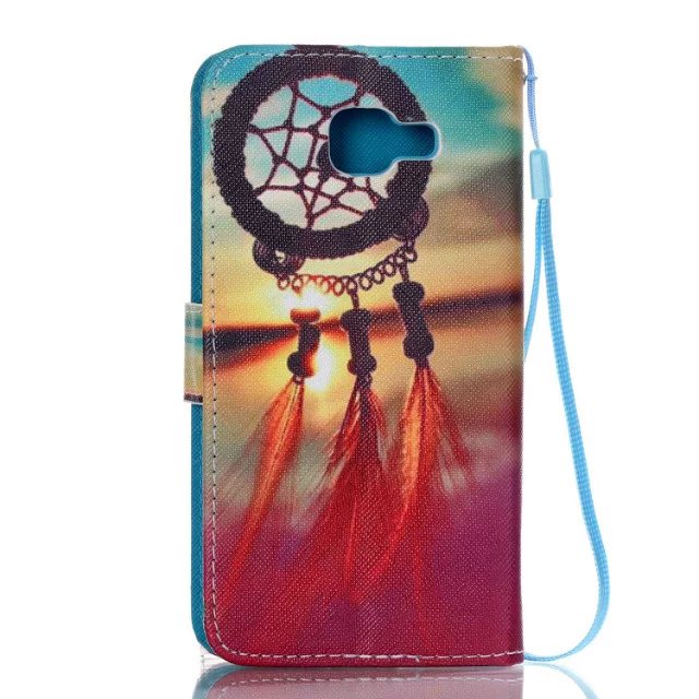 Galaxy A3 2016 case wallet leather case printed