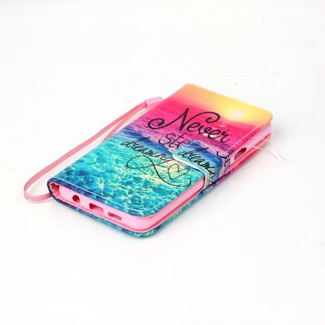 Galaxy A3 2016 case wallet leather case printed