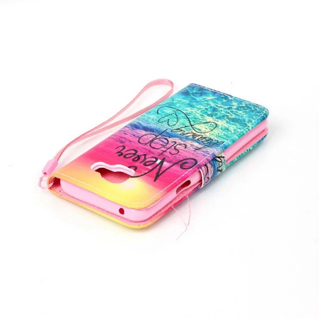 Galaxy A3 2016 case wallet leather case printed