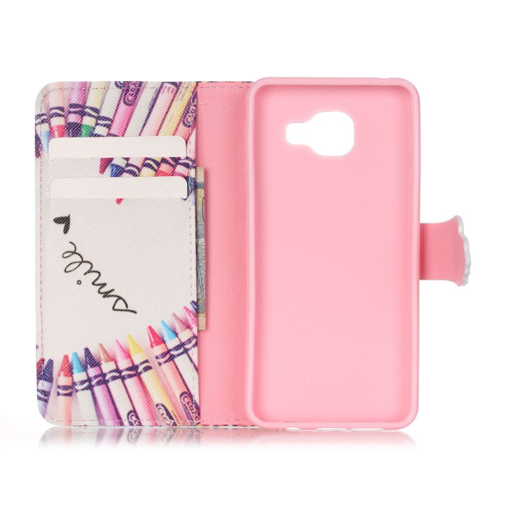 Galaxy A3 2016 case wallet leather case printed