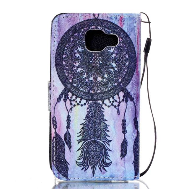 Galaxy A5 2016 case wallet leather case printed