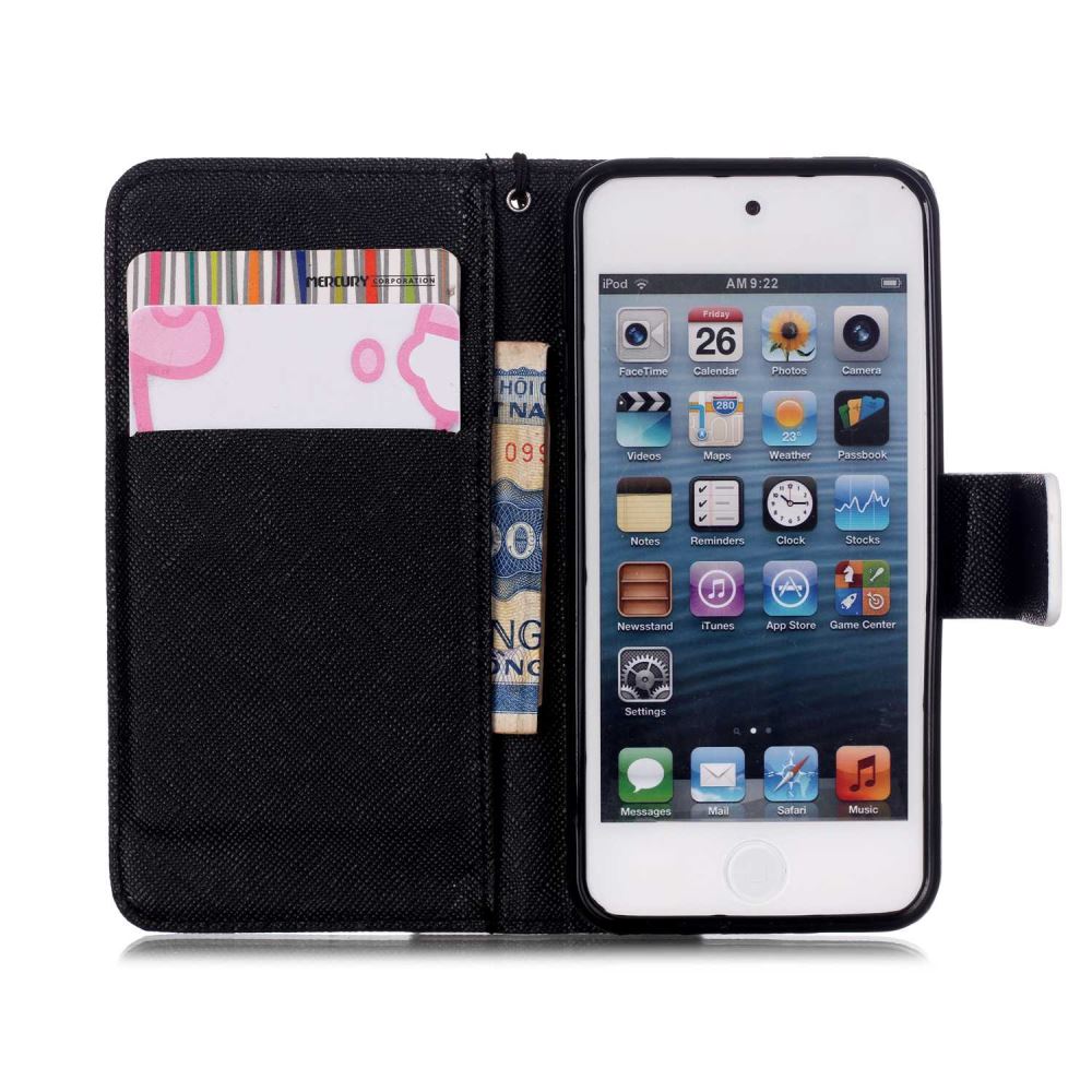 iPod Touch 5 6 case wallet leather case printed iPod Touch 5 6 case wallet leather case printed