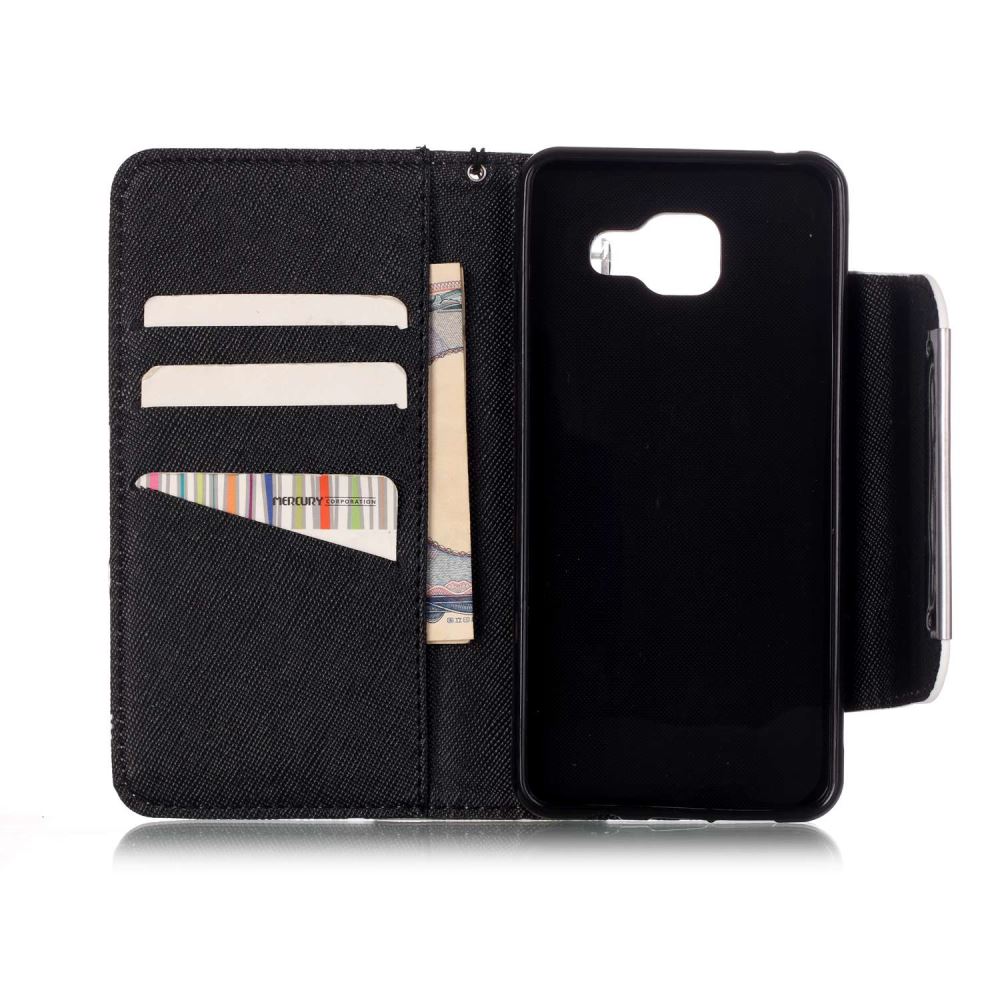 Galaxy A3 2016 case wallet leather case printed