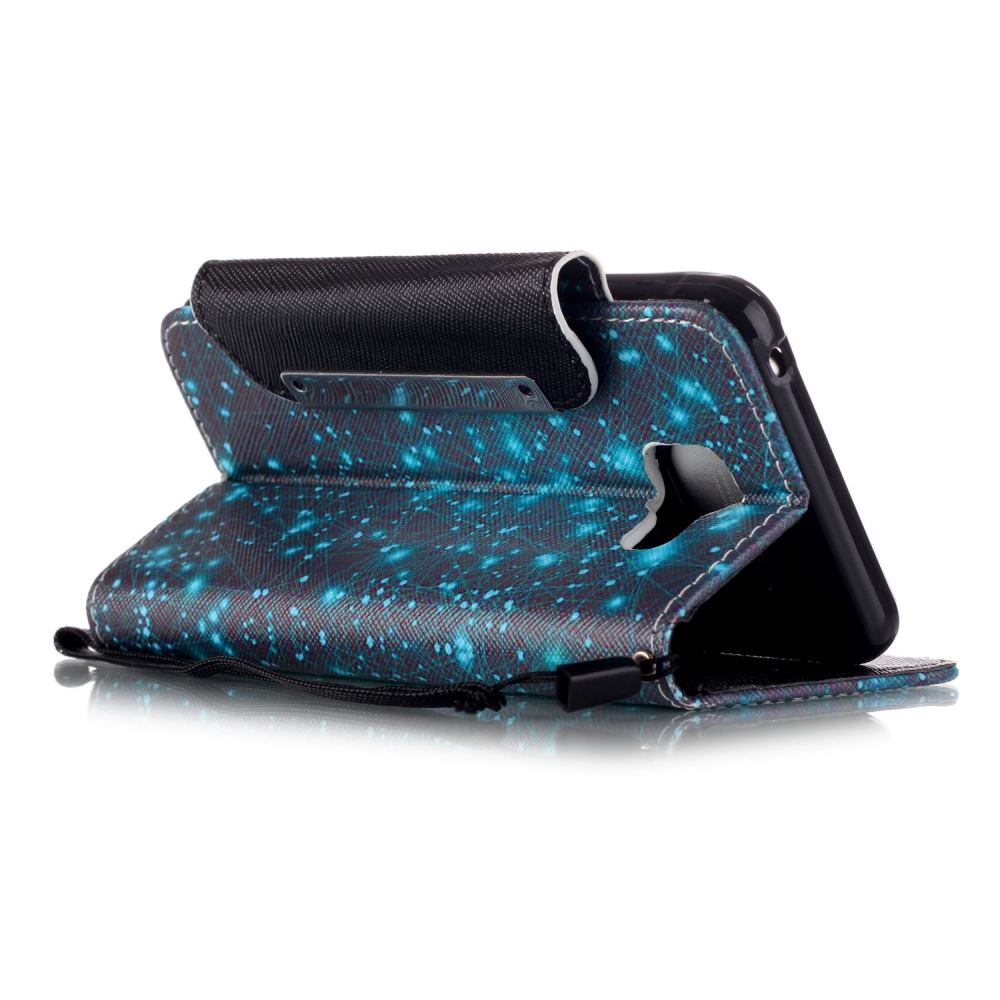 Galaxy A3 2016 case wallet leather case printed