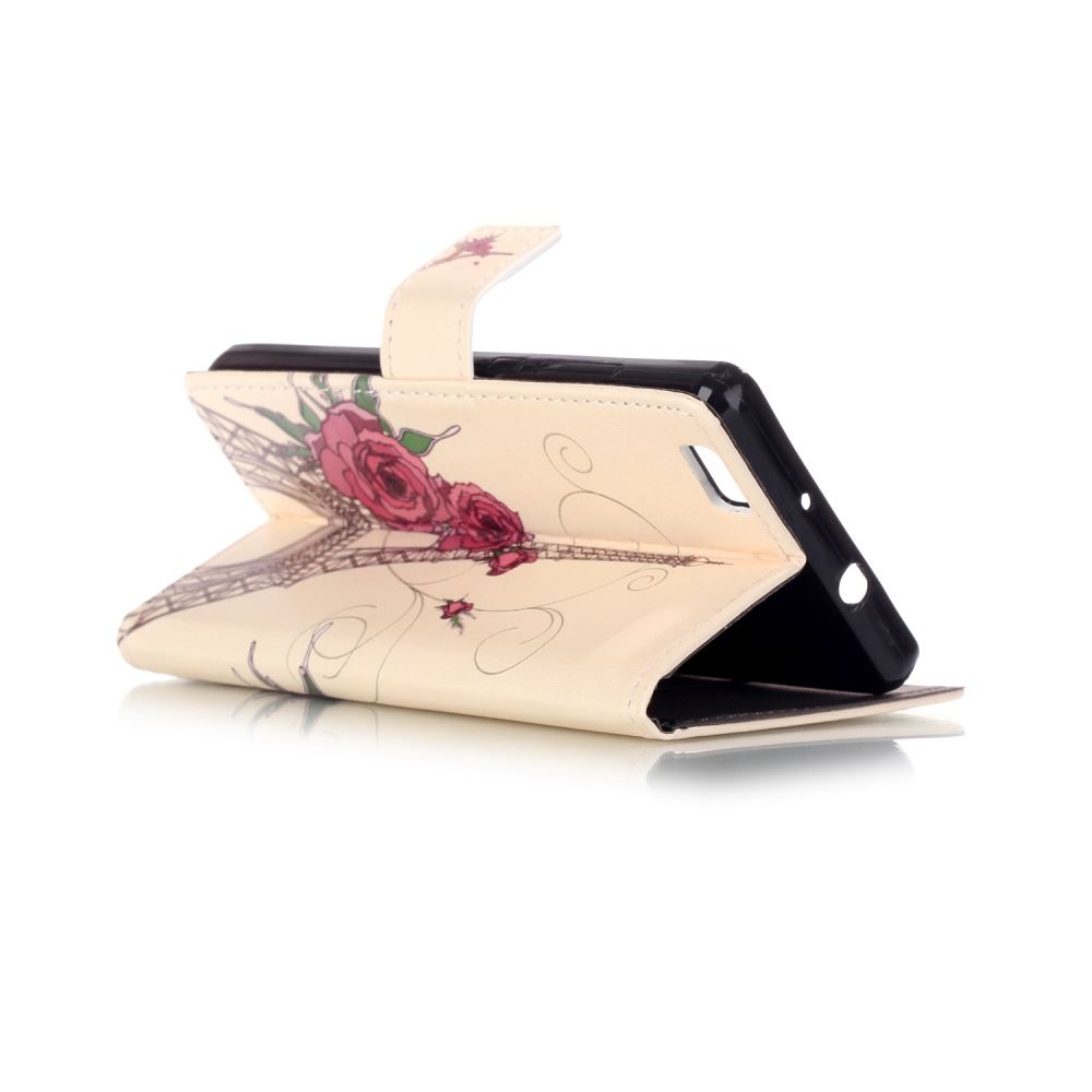 Huawe P8 LITE case wallet leather case printed