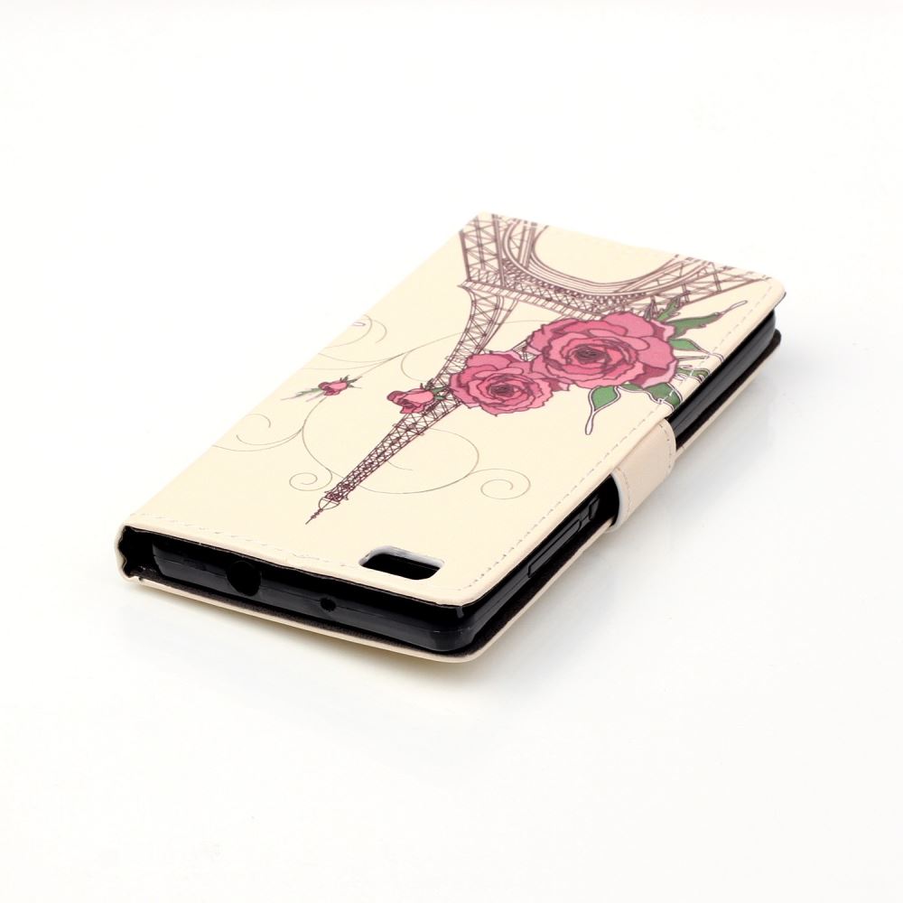 Huawe P8 LITE case wallet leather case printed