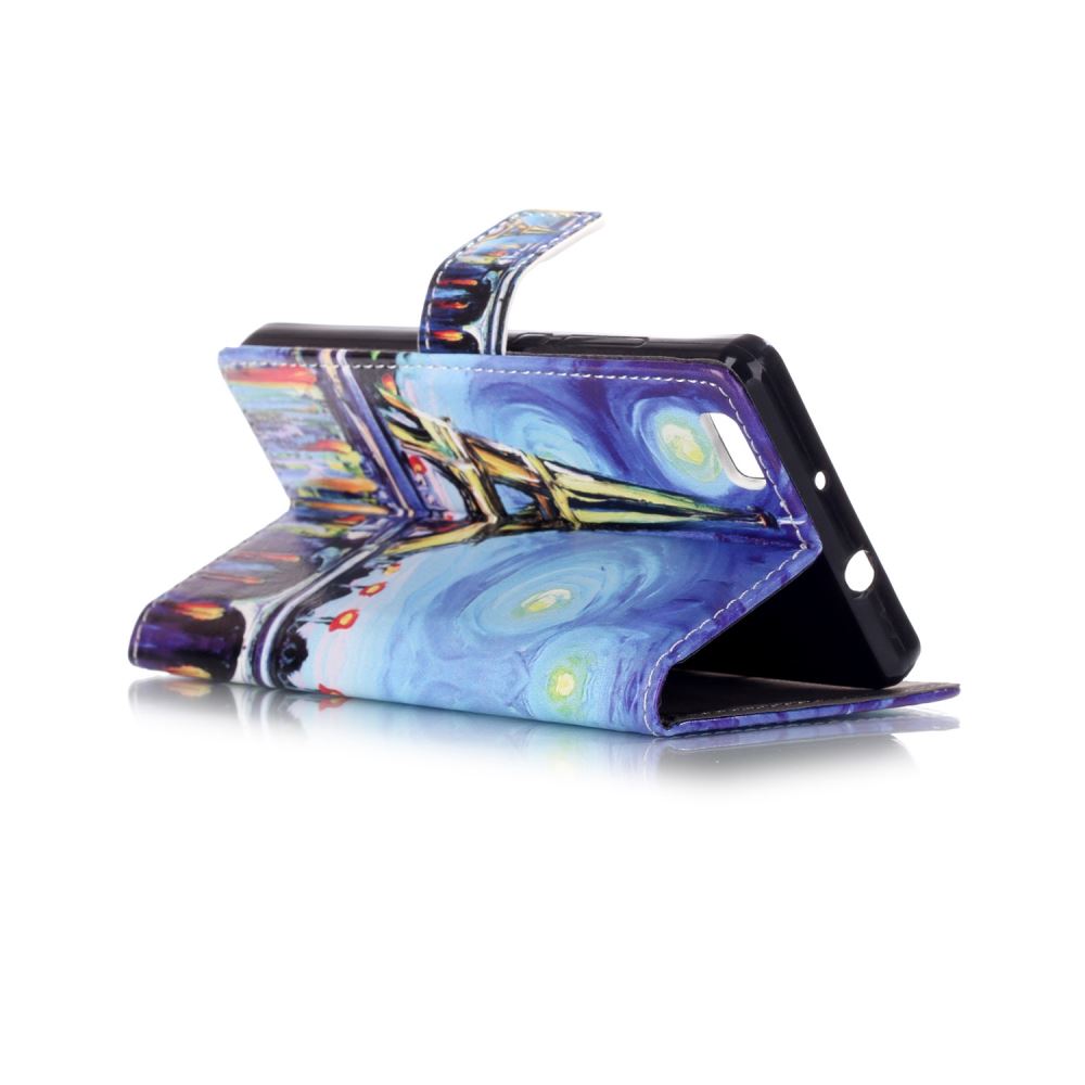 Huawei P8 LITE case wallet leather case printed