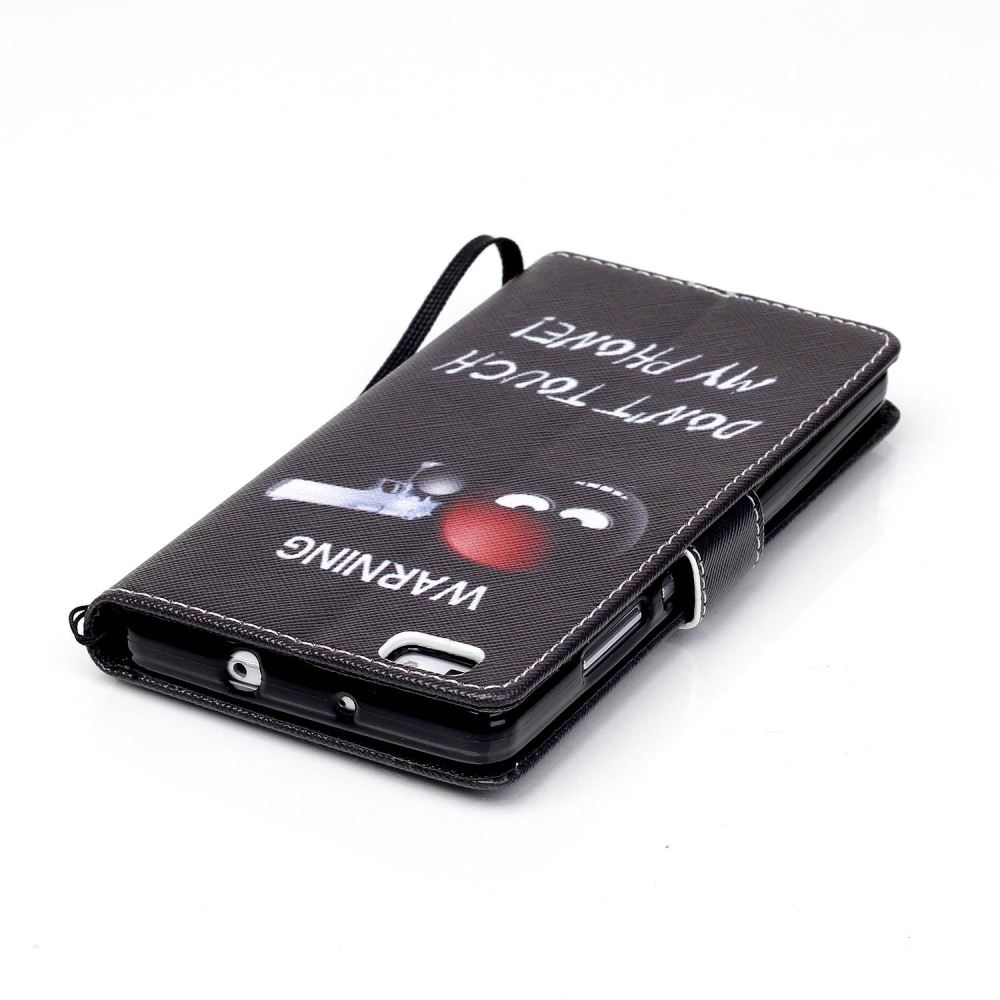 Huawei P8 LITE case wallet leather case printed