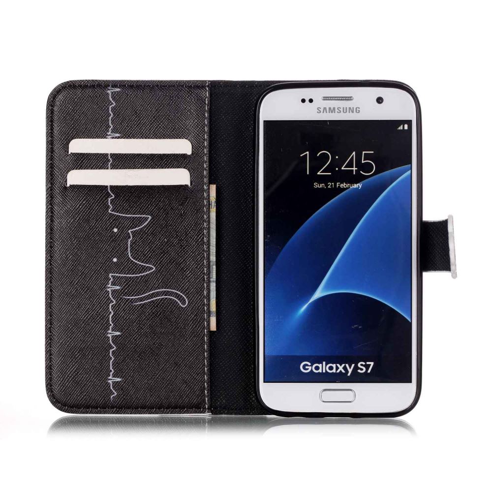 Galaxy S7 case wallet leather case printed Galaxy S7 case wallet leather case printed
