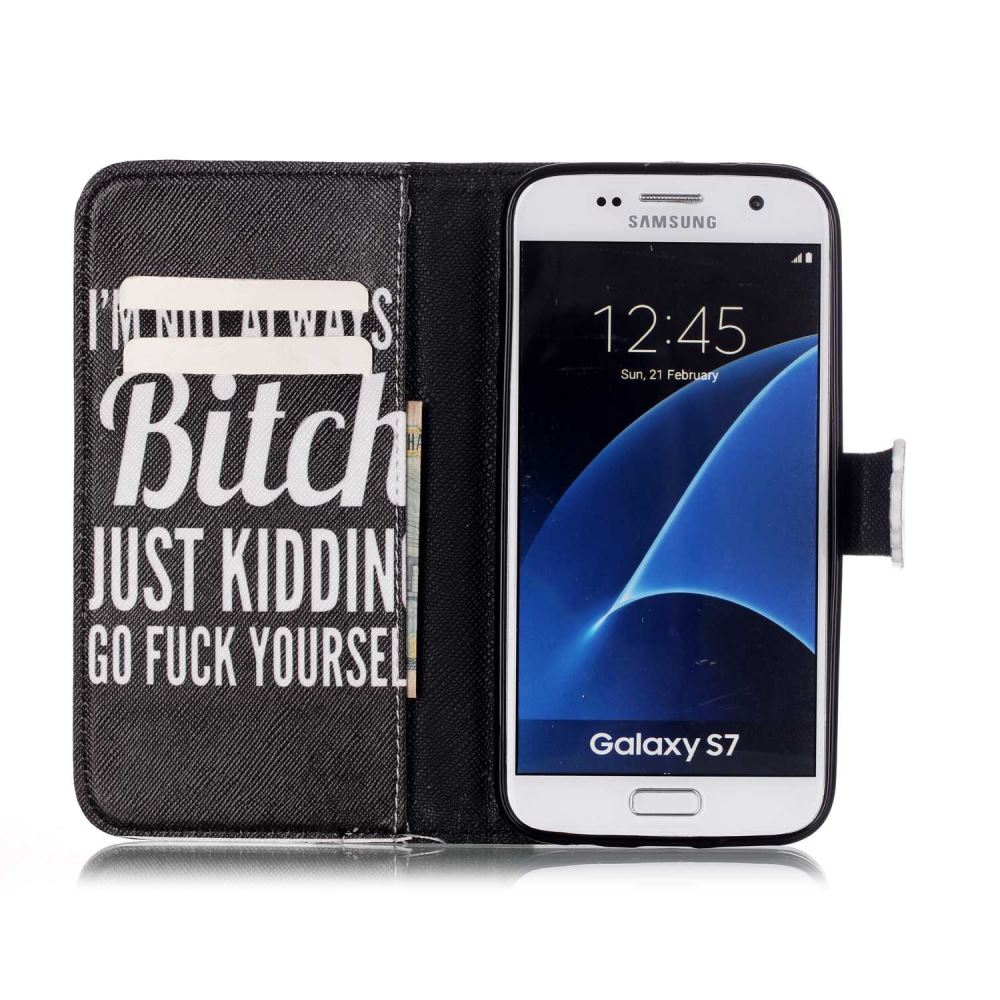 Galaxy S7 case wallet leather case printed Galaxy S7 case wallet leather case printed