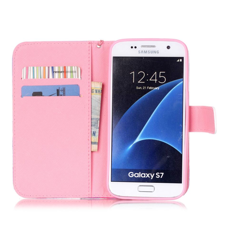 Galaxy S7 case wallet leather case printed Galaxy S7 case wallet leather case printed