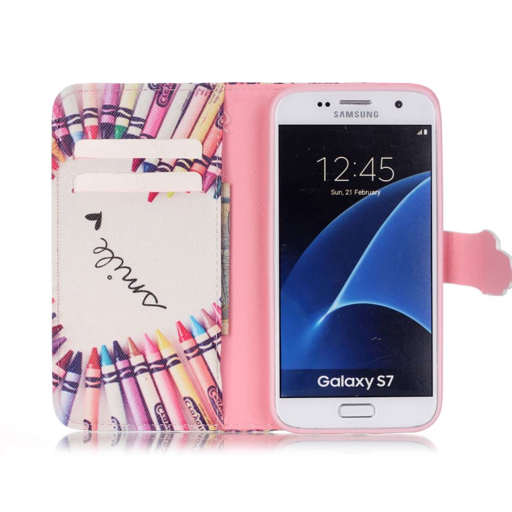 Galaxy S7 case wallet leather case printed Galaxy S7 case wallet leather case printed