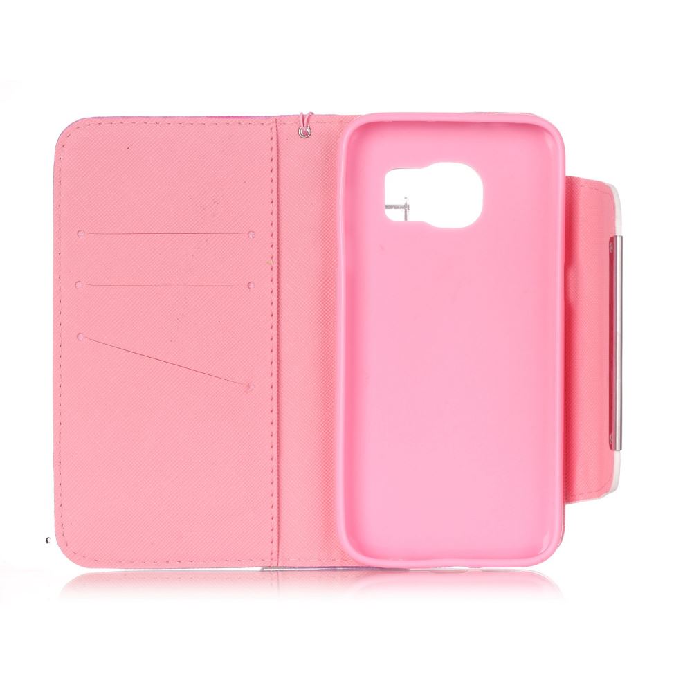 Galaxy S7 case wallet leather case printed