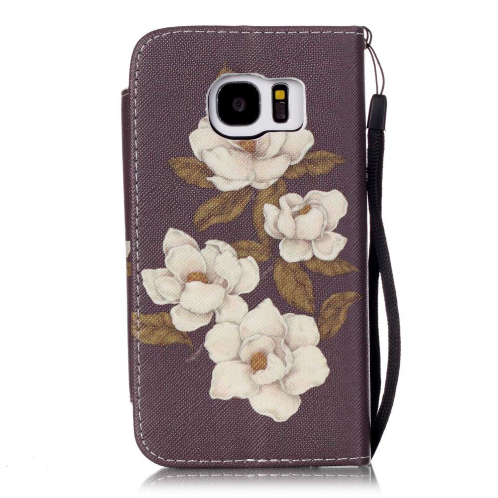 Galaxy S7 case wallet leather case printed