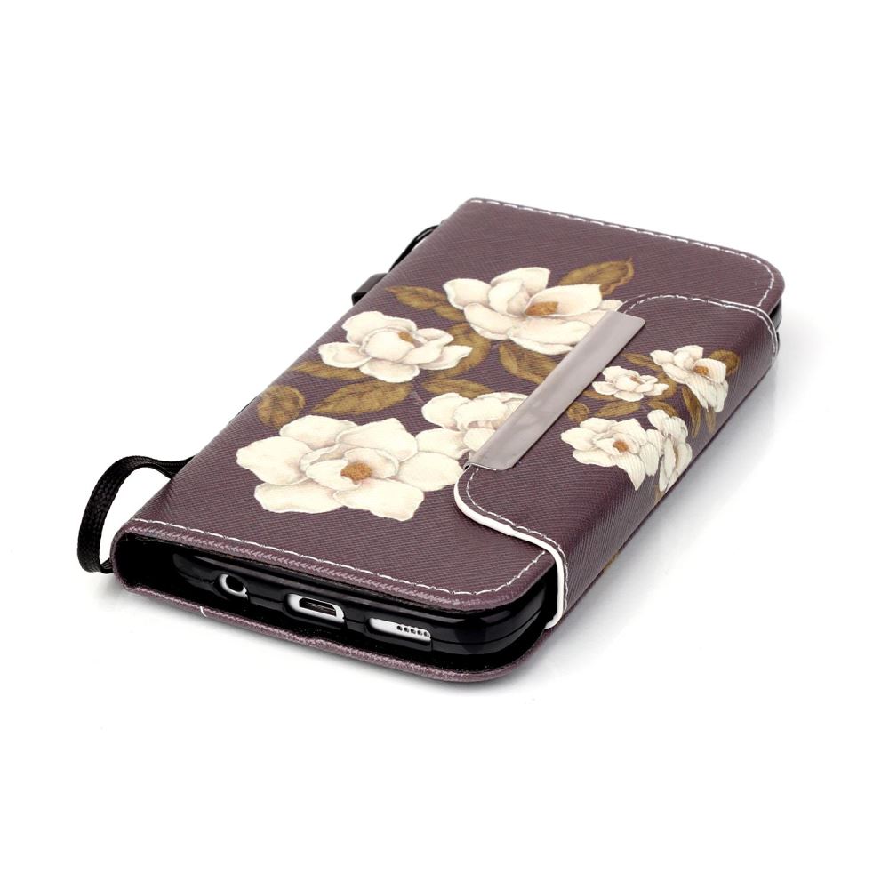 Galaxy S7 case wallet leather case printed