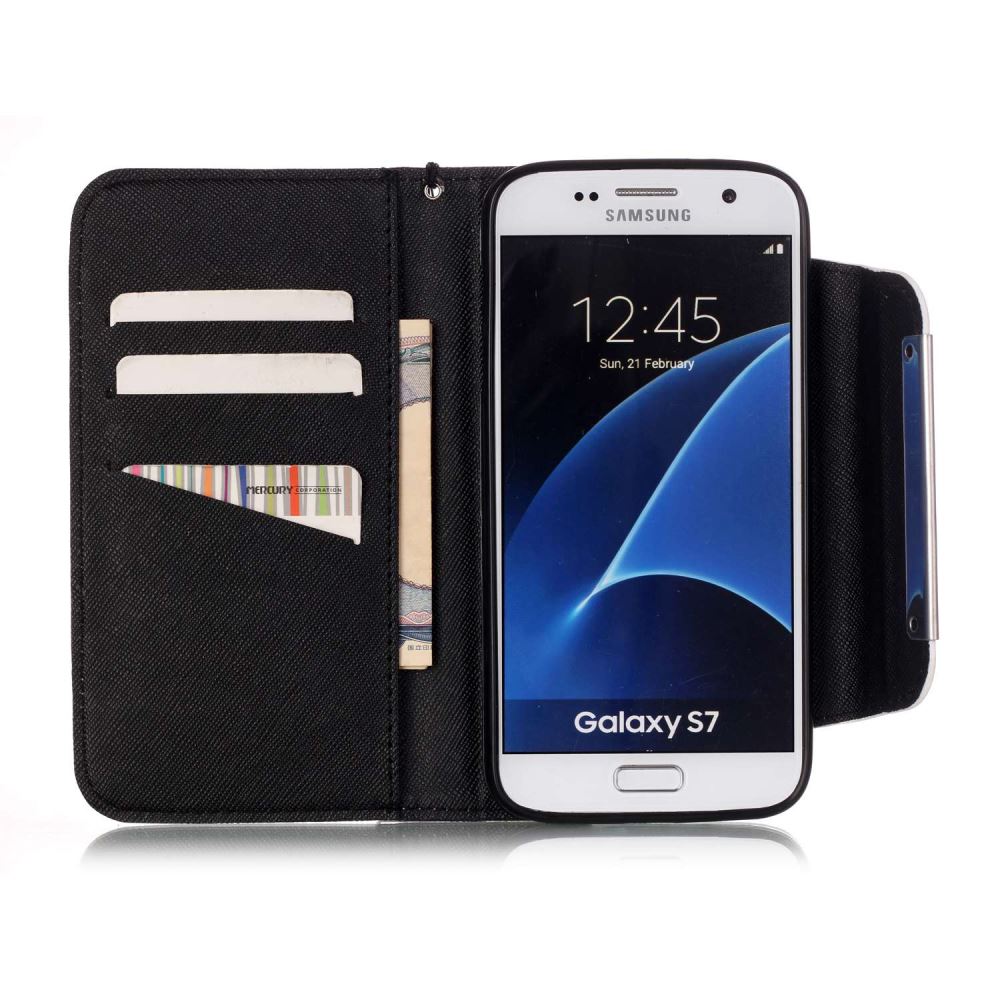 Galaxy S7 case wallet leather case printed Galaxy S7 case wallet leather case printed