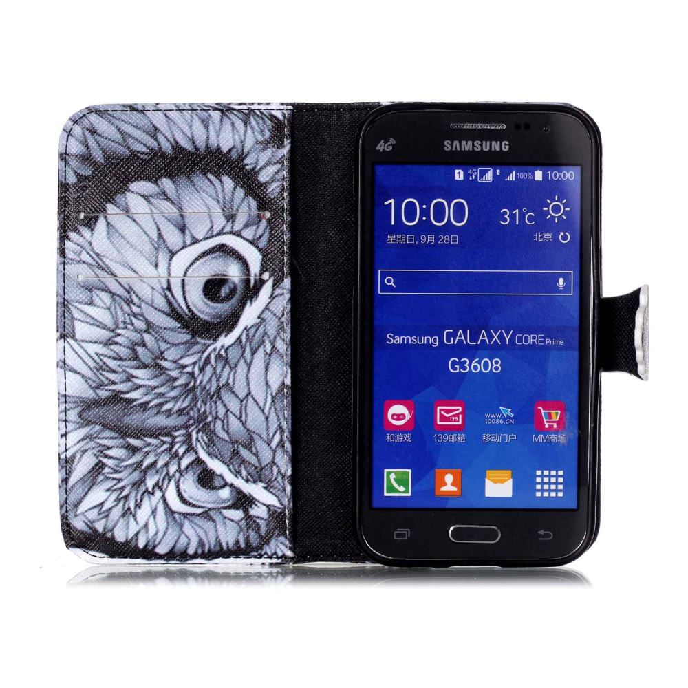 Galaxy Core Prime case wallet leather case printed Galaxy Core Prime case wallet leather case printed