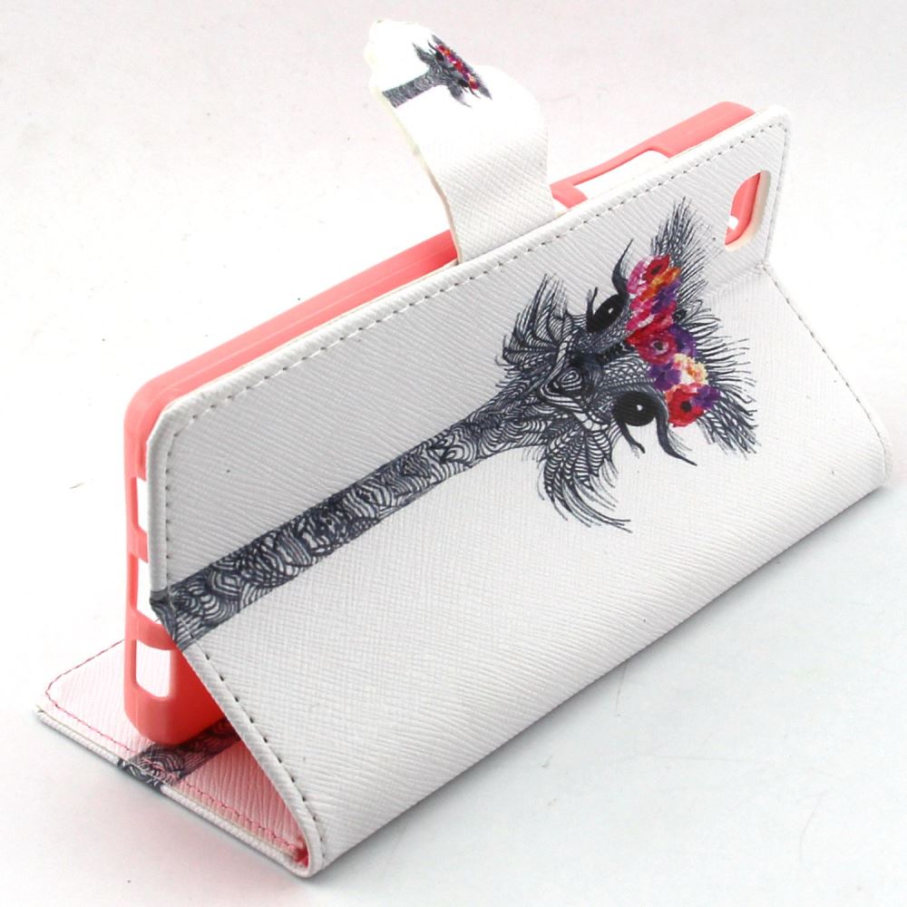 Huawei P8 LITE case wallet leather case printed