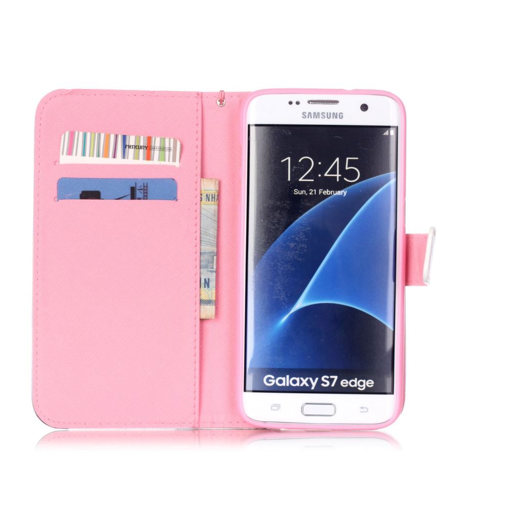 Galaxy S7 EDGE case wallet leather case printed Galaxy S7 EDGE case wallet leather case printed