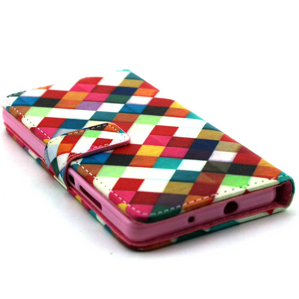 Huawei P8 case wallet leather case printed
