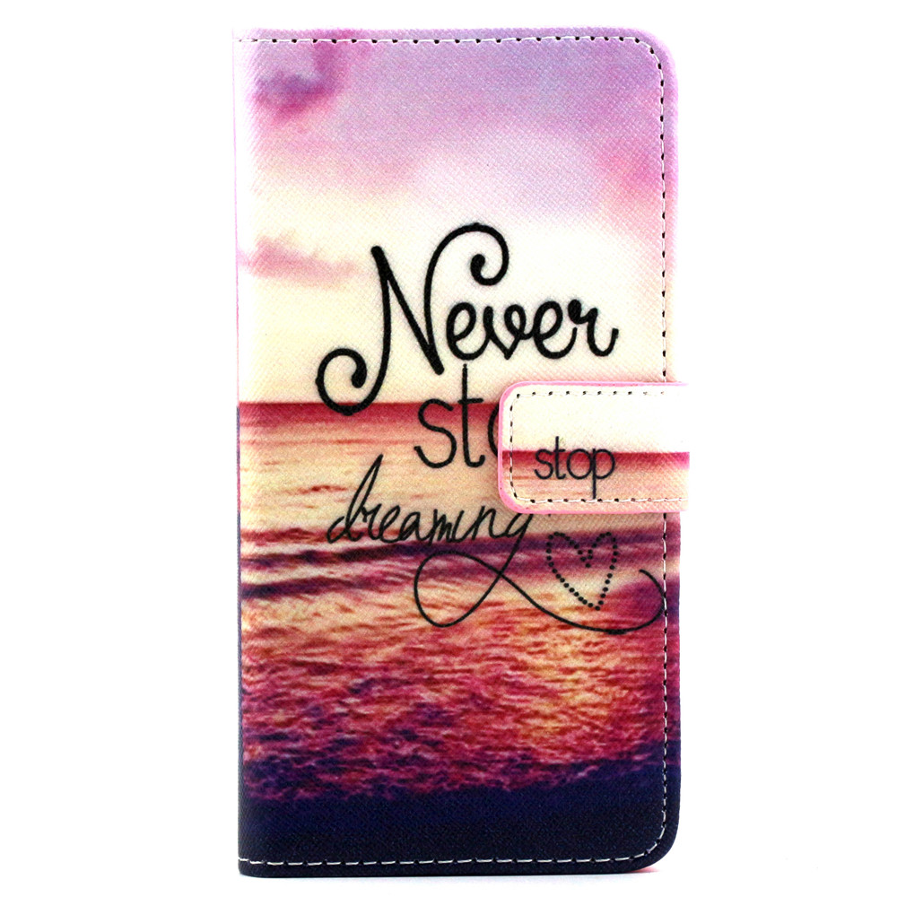 Huawei P8 case wallet leather case printed