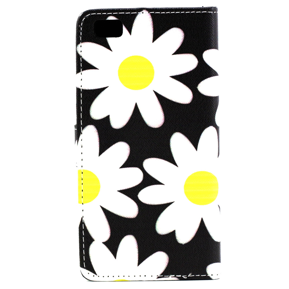 Huawe P8 case wallet leather case printed