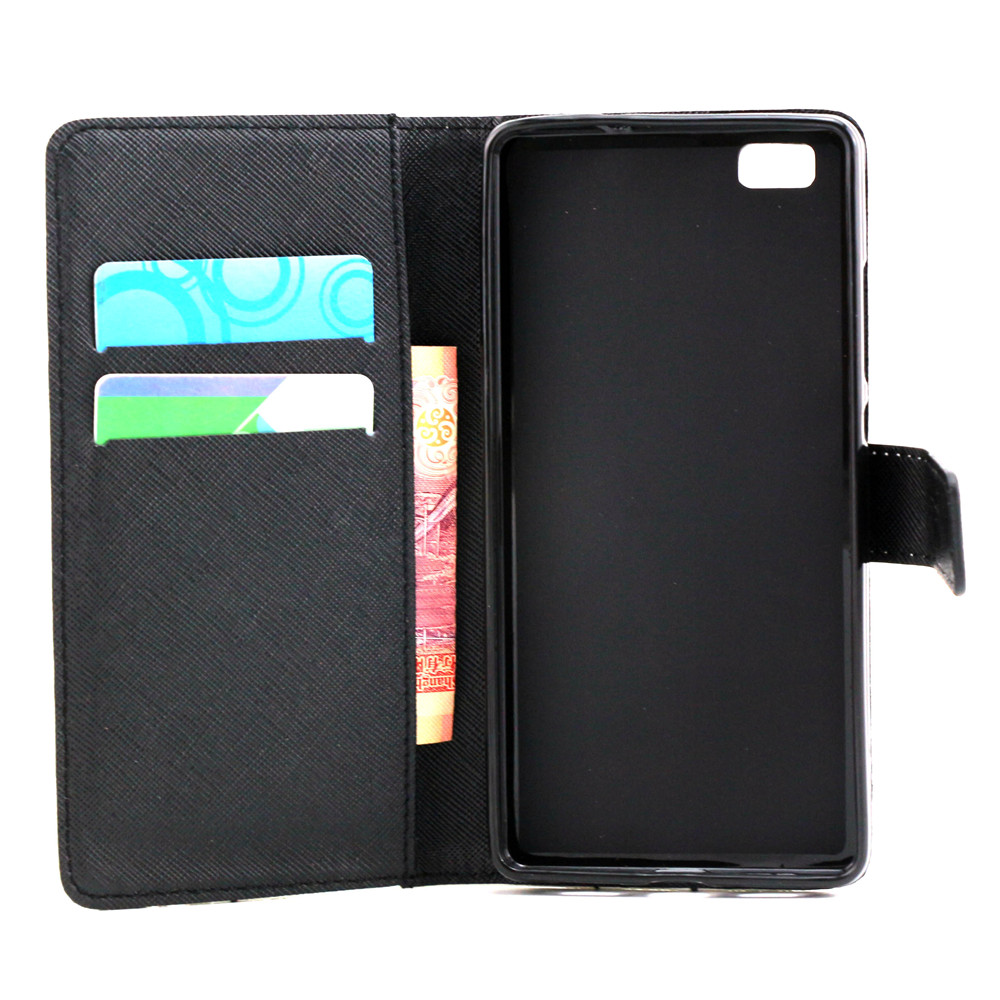 Huawe P8 case wallet leather case printed Huawe P8 case wallet leather case printed