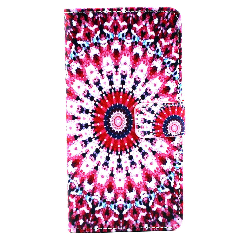 Huawe P8 case wallet leather case printed