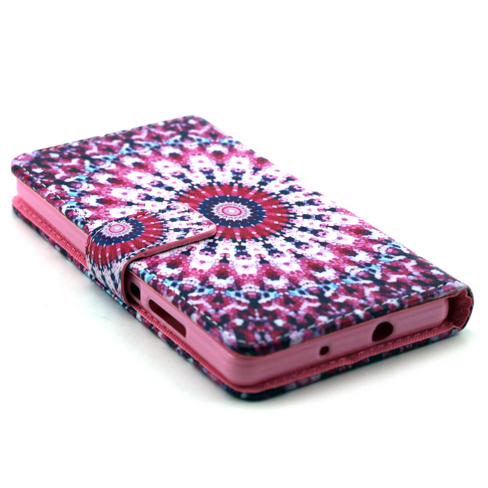 Huawe P8 case wallet leather case printed