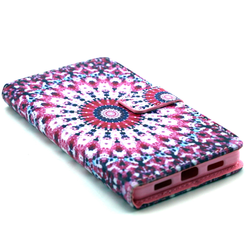 Huawe P8 case wallet leather case printed