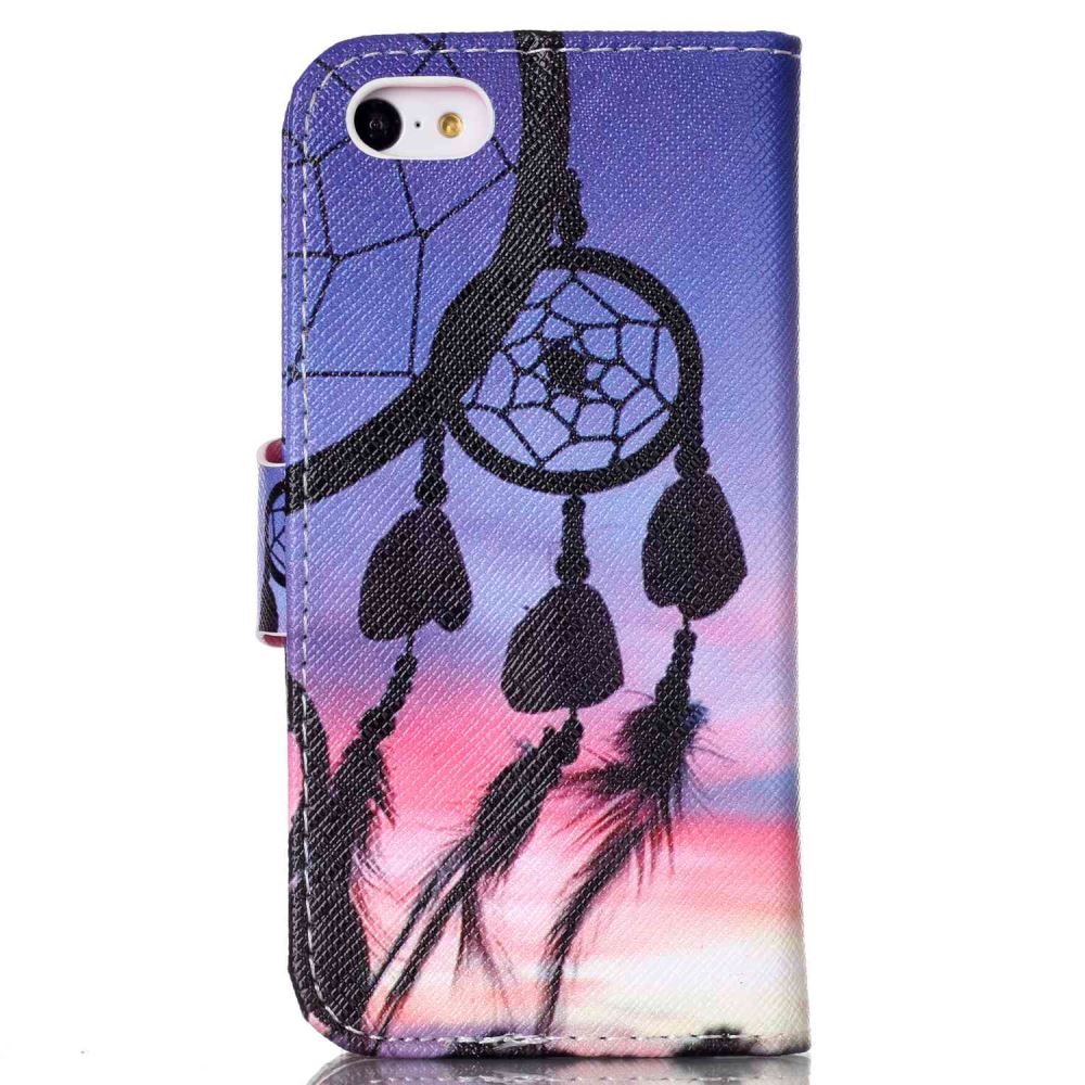 iPhone 5c case wallet leather case printed