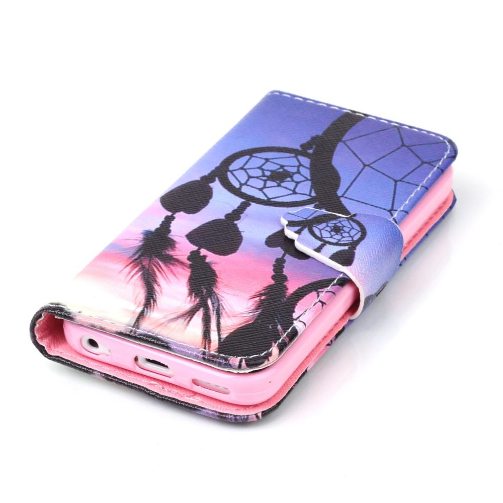 iPhone 5c case wallet leather case printed