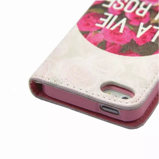 iPhone 5 5s SE case wallet leather case printed