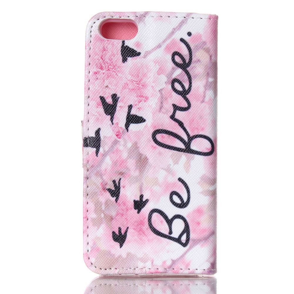 iPhone 5 5s SE case wallet leather case printed