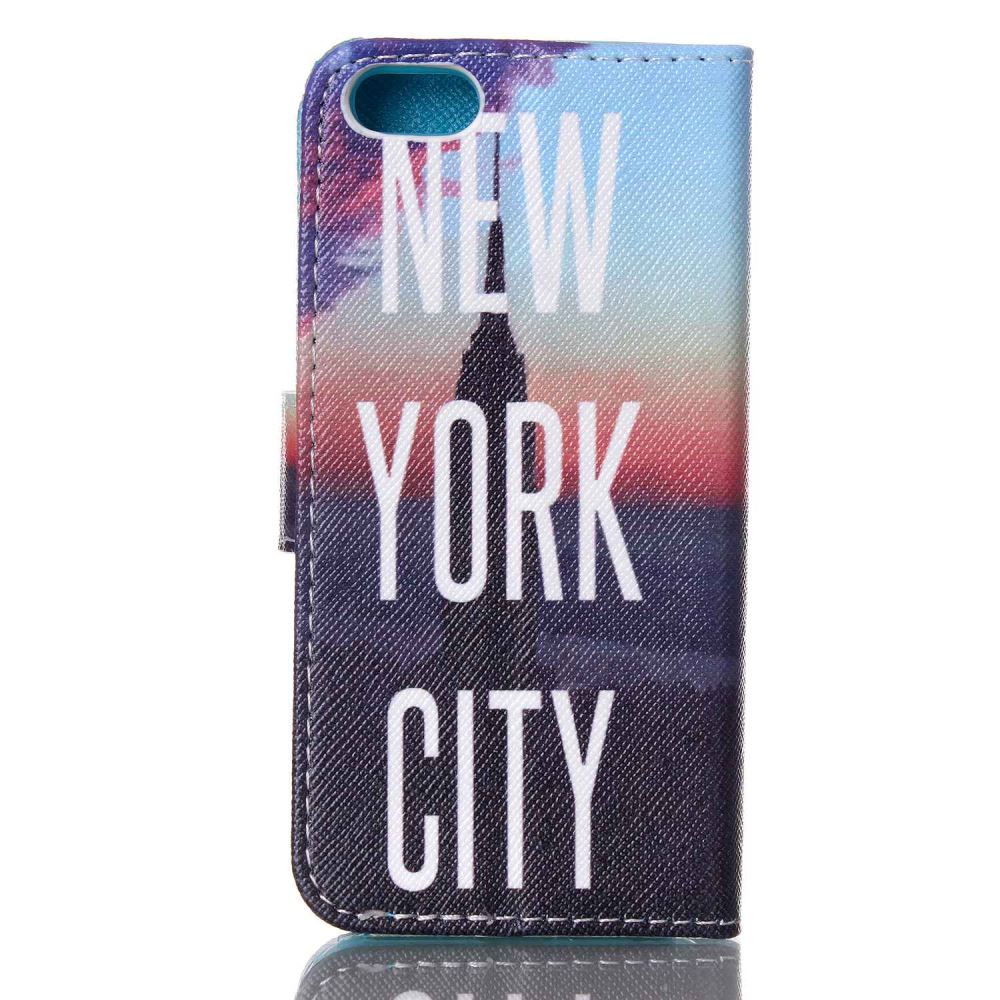 iPhone 5 5s SE case wallet leather case printed