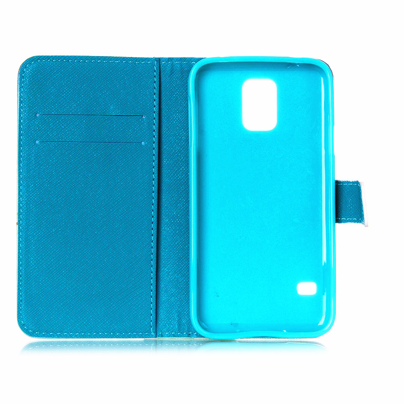 Galaxy S5 case wallet leather case printed