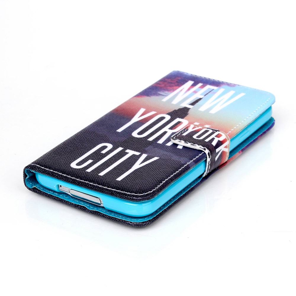 Galaxy S5 case wallet leather case printed