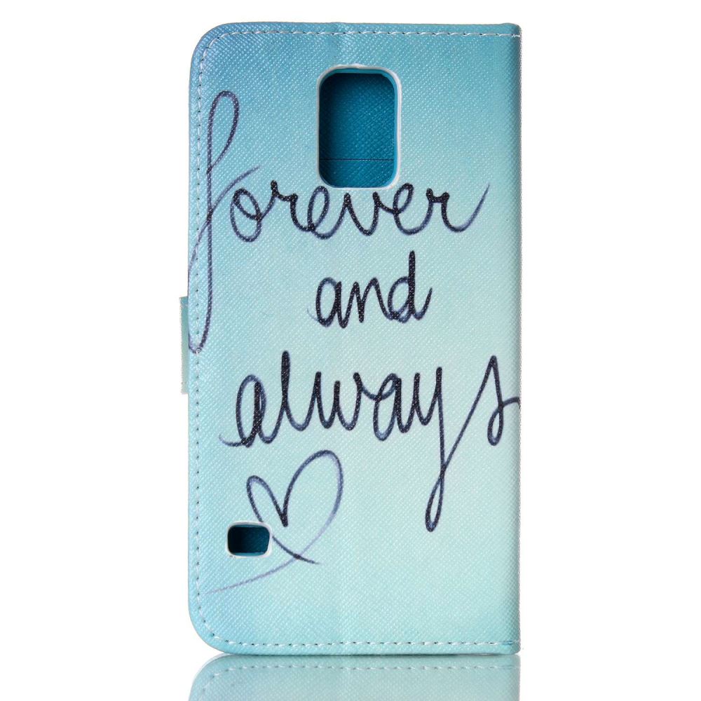 Galaxy S5 case wallet leather case printed